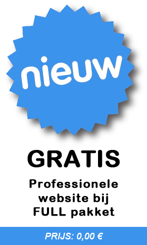 NIEUW: GRATIS professionele website bij FULL pakket